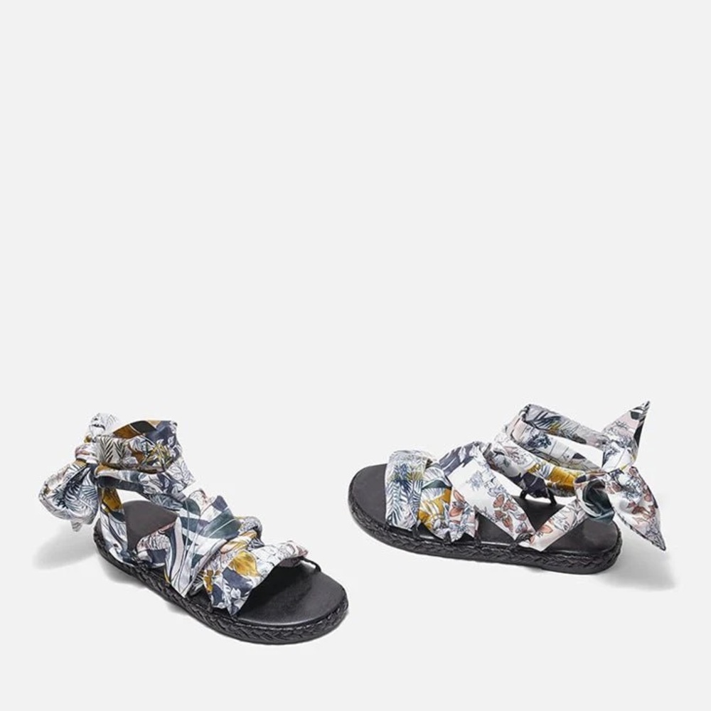 Robert Clergerie - Isabela Ankle Tie Sandal - US Size 8
